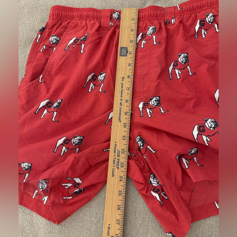 Columbia Georgia Bulldogs Mens Medium PFG Shorts Hybrid Backcast II Red NCAA - Picture 12 of 13